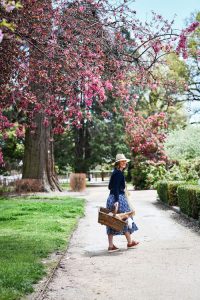 Fiona Schofield walking in Cook Park